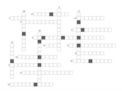 MODULE 3D - crossword