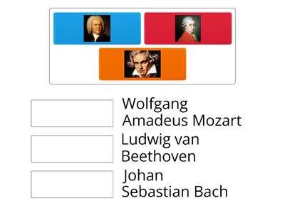 Bach, Beethoven, Mozart