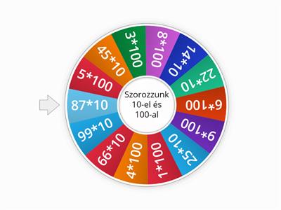 Szorzás és osztás 10-el és 100-al