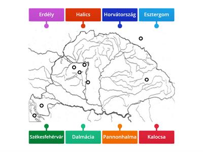 Árpád-kor- térkép 