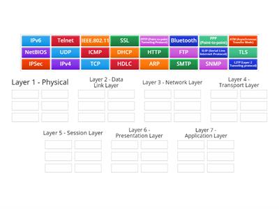 BN20/22 Which protocols operate on OSI layers