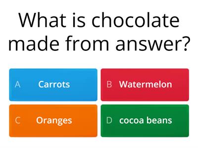 Chocolate quiz