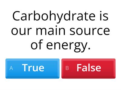 Balanced Diet quiz