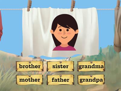 Family members game - Teaching resources