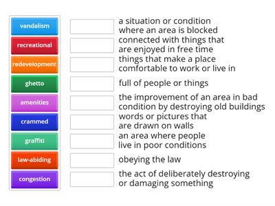 Vocabulary for improving our community