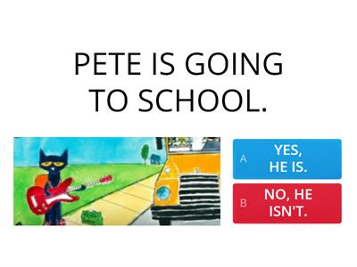 PETE THE CAT ACTIONS