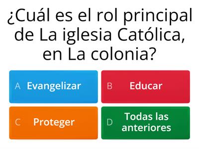 Rol de la Iglesia Católica en La Colonia