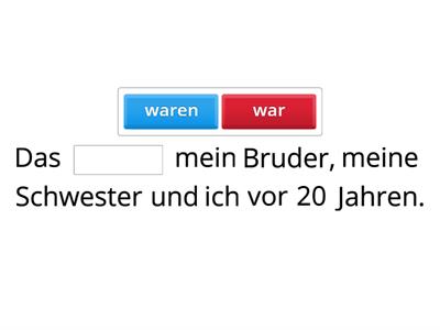 A1.5 L.18: haben und sein im Präteritum