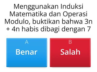 Latihan Induksi Matematika