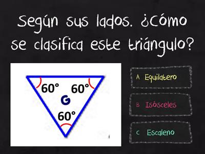 Clasificación de Triángulos según sus lados