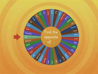 EFL Adjectives ('Random wheel')
