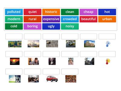 Adjectives to describe places 
