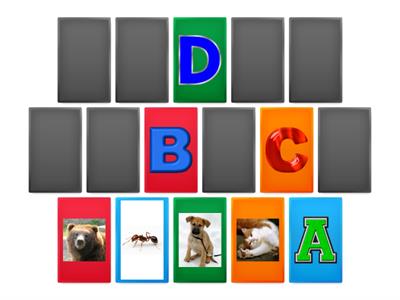 LETTERS AND ANIMALS