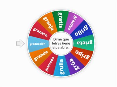 Vocabulario con GR