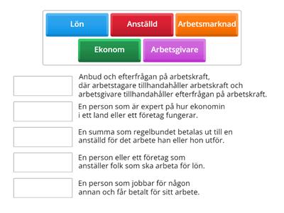 Arbete och pengar