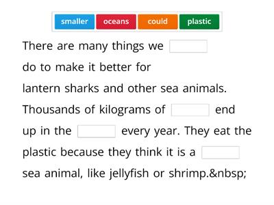 11 A -Unit 8 - L4 Plastic in the ocean ! Starter