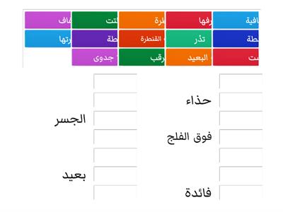 معاني كلمات درس لعبتي للصف الثاني