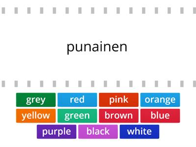 colours in English