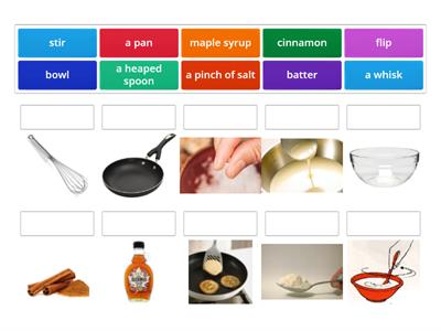Pancake Vocabulary