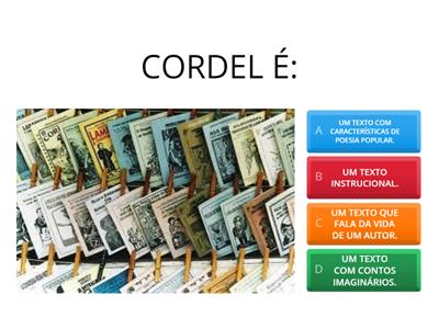 LITERATURA DE  CORDEL