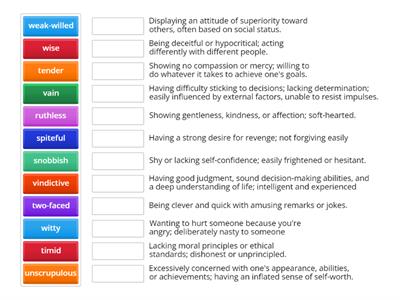 Personality adjectives_definitions 3