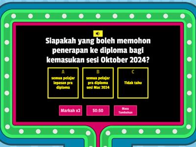 PENERAPAN PRA DIPLOMA KE DIPLOMA 