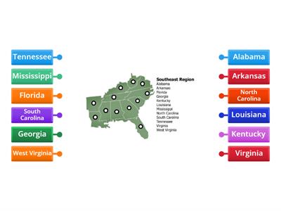 Southeast Region Map Match