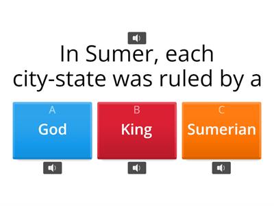 Civilization in Sumer Concepts