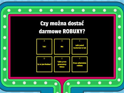 Roblox Quiz 2022 z 04.02.2202 (Polskie)