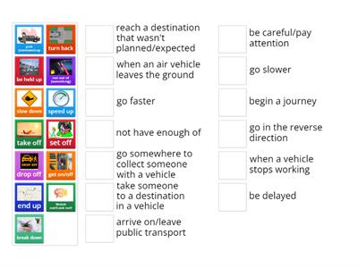 EC I1 M1 3A Travel Phrasal Verbs