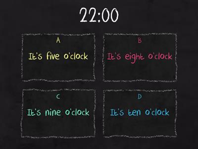 The clock quiz