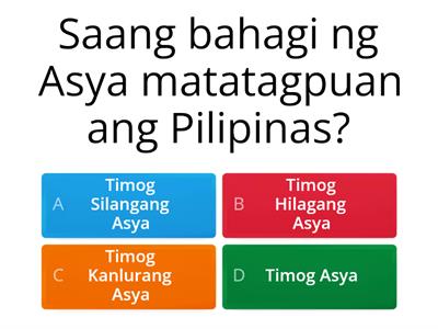 Relatibong Lokasyon ng Pilipinas