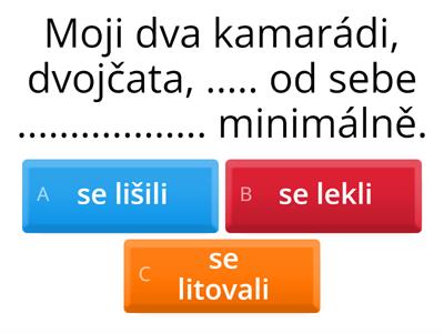 Čeština pro cizince B1, Lekce 3, verba s genitivem