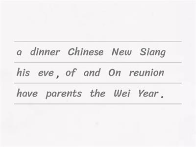 Chinese New Year Celebration