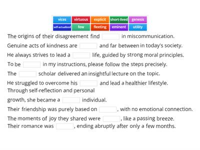On Screen C2: Glossary of words from the article ‘Do you have true friendships?’