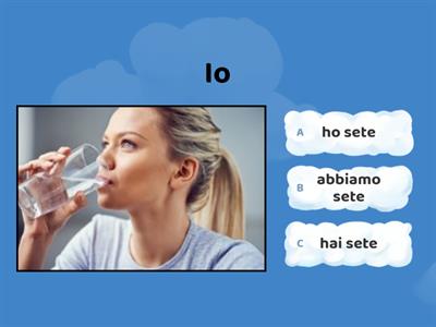 Presente del verbo avere italiano L2