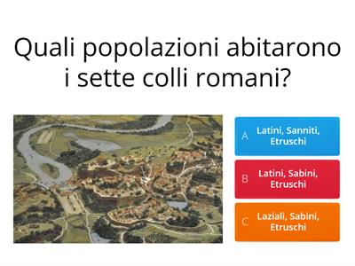 Verifica storia romana 1 (la monarchia) 