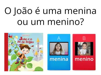 Compreensão "O João e o Pé de Feijão"