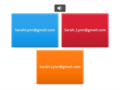 Email Addresses: Listening Part 2