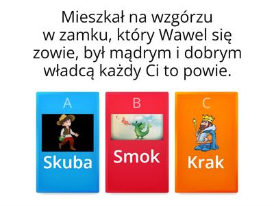 Rozwiąż zagadki - Smok Wawelski