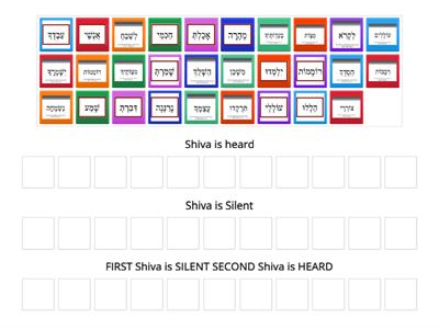 Shiva Sort 2 from Fluency Flashcards Torah Umesorah Lakewood/ Rochel Gruner