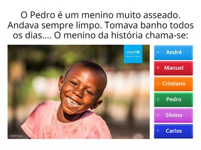 Atividades para alunos do 2 ano - Lingua Portuguesa