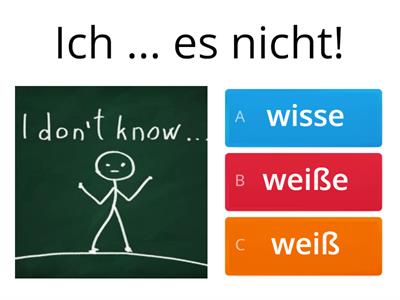 wissen - to know a fact / information  GK2 Thema 1