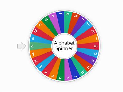 Alphabet Spinner (lowercase)
