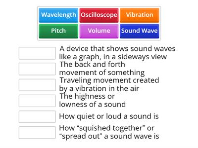 Sound Wave Mystery Science Vocabulary