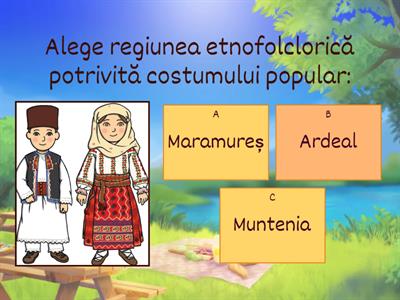 Folclor 2: Costumele populare pe regiuni.