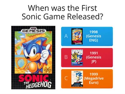 Sonic the Hedgehog Quiz