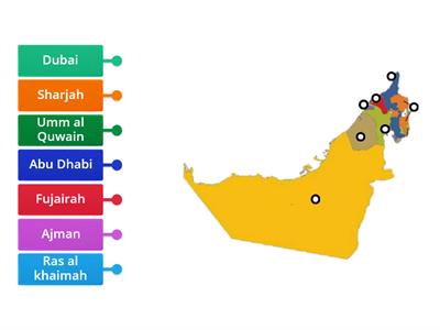 UAE map