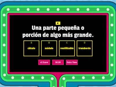 Palabras de la Semana 2 (Q3W3) - GameShow