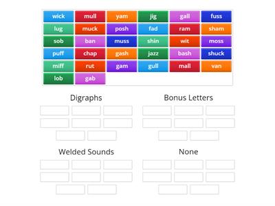 1.3-1.5 Sort - Digraph/Bonus/Welded/None